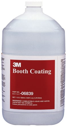 3M Booth Coating, 06839, 1 gal, 4 per case