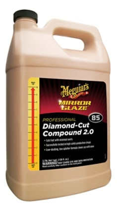 Meguiar's M85 Mirror Glaze Diamond Cut Compound 2.0, 1 Gallon