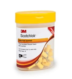 3M Scotchlok Fork Nylon"sulated, 50 per bottle, MNG10-8FX, wider-tongue design for use on free-standing studs, 500 per case