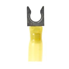 3M Scotchlok Locking Fork Heatshrink, 25 per bottle, MH10-14FLX, spring-like tongue firmly fits around the stud, 125 per case
