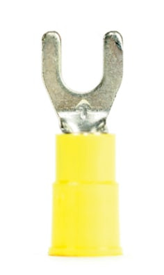 3M Fork Terminal, Vinyl"sulated Butted Seam 12-10 AWG, 94783, 33-8-P
