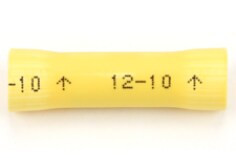 3M Butt Connector, Vinyl"sulated Butted Seam 12-10 AWG, 94791, 63-P