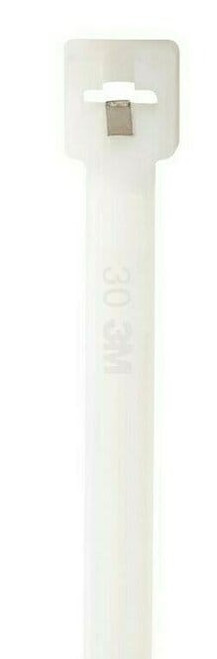 3M Steel Barb Cable Tie CTSB6NT40-C, Natural, 6"ch, 40 lb, 100 per bag, 1000 per case