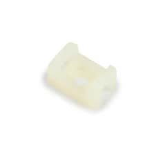 3M Cable Tie Base 06299, Screw Mount, Natural/Nylon, 0.87" x 0.62", 100 per bag, 500 per case