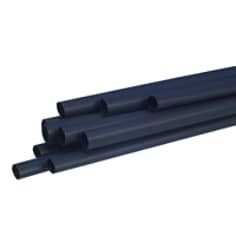 3M SFTW-203 3/8" Heat Shrink Tubing Polyolefin, Black, 9.0/3.0 mm, 1.22 m Piece