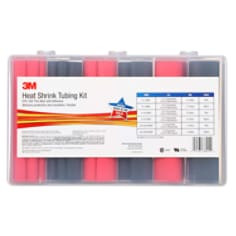 3M Thin-Wall Heat Shrink Tubing EPS-300, Adhesive-Lined, black/red, 5 kits per carton