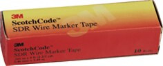 3M Wire Marker Tape Numbers SDR-50-59, 50 rolls per case