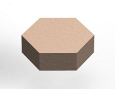 3M Bumpon Protective Products SJ5201 Light Brown, 3000 per case