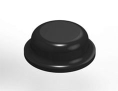 3M Bumpon Protective Products SJ5076, Black, 3000 per case