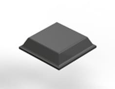 3M Bumpon Protective Products SJ5008 Gray, 3000 per case