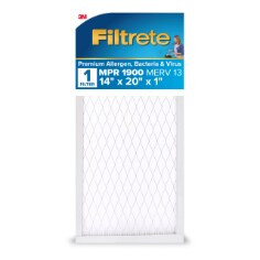 Filtrete Allergens, Viruses & Air Pollutants Air Filter 1900 MPR UA05-4, 14" x 20" x 1" (35.5 cm x 50.8 cm x 2.5 cm)
