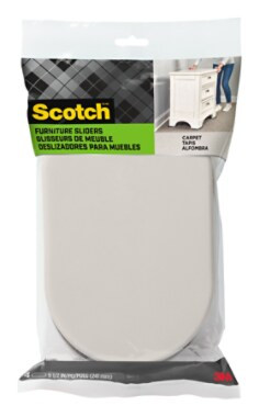 Scotch Sliders SP656-NA, Reusable Hard Oval 9.5-In 4 per pack
