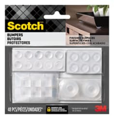Scotch Bumpers SP942-NA, Clear Multi Shape Pack, 48 per pack