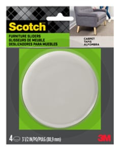 Scotch Sliders SP652-NA, Reusable Hard 3.5-In 4 per pack