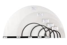 3M Clear Custom Collar, 1450CA, Assorted Pack (1 of each size)