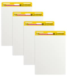 Post-it Super Sticky Easel Pad 559, 4 per packk, 25". x 30"., White, 100% PEFC, SGSCH-PEFC-COC-110078