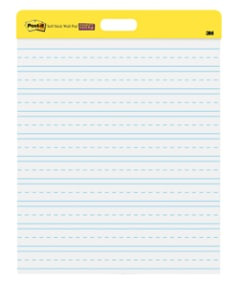 Post-it Self-Stick Wall Pad 566PRL, 20" x 23" (50,8 cm x 58,4 cm), Primary Ruled, 100% PEFC, SGSCH-PEFC-COC-110078