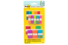 Post-it Flags 683-XL1 Combo Pack, .47". x 1.7". flags and .94". x 1.7". flags