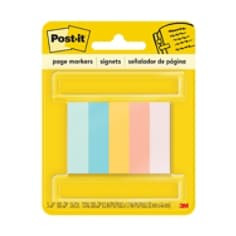 Post-it Page Markers, 670-5AF2, 1/2" X 1-3/4" (12,7 mm x 44.4 mm), Assorted Bright Colors