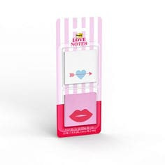 Post-it Arrow-Lips Die Note Set SVAL26-LN-1, 1.9x1.9in (48.2x48.2mm), 2 pads, 25 sheets/pad, 100% PEFC, SGSCH-PEFC-COC-110078