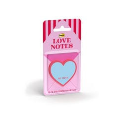 Post-it Heart Notes Be Mine SVAL26-HN-2, 2 x 1.9in (50.8 x 48.2mm), 100% PEFC, SGSCH-PEFC-COC-110078