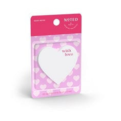 Post-it List Notes NTDV26-HRT-3, White, 100 sheet, 3 x 2.9" (76 mm x 73 mm), 100% PEFC, SGSCH-PEFC-COC-110078