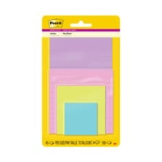 Post-it Super Sticky Notes 4622-SSMIA, Multi, Supernova Neons , 4 Pads per packk, 45 Sheets/Pad, 100% PEFC, SGSCH-PEFC-COC-110078