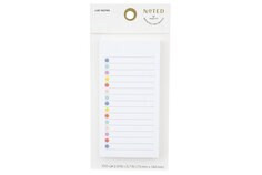 Post-it List Notes NTD8-36-1, 2.9" x 5.7" (73 mm x 144 mm), 100% PEFC, SGSCH-PEFC-COC-110078