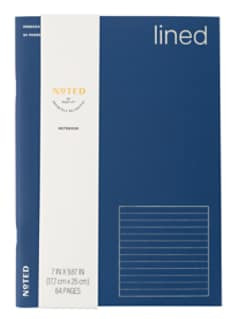 Post-it Noted Notebook NTD11-NB-2, Cobalt (Blue), 9.875 x 7in (25 x 17.7cm)