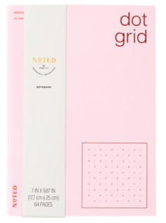 Post-it Noted Notebook NTD11-NB-4, Pink, 9.875 x 7in (25 x 17.7cm)