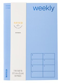 Post-it Noted Notebook NTD11-NB-1, Cornflower (Blue), 9.875 x 7in (25 x 17.7cm)