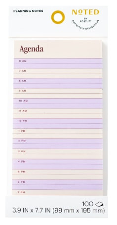 Post-it Planning Notes NTD9-48-1, 3.9" x 7.7" (99 mm x 195 mm)