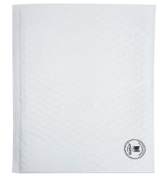 Scotch Poly Bubble Mailer, 8914R-4-1-EF White, Small, Size 4,"side Dimensions 9.5"x13.5",Made with 50% recycled plastic 1pk