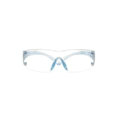 3M SecureFit 300 Series, SF301SGAF-LBL, Ice Blue Temples, Scotchgard Anti-fog Coating, Clear AF-AS lens, 20 per case