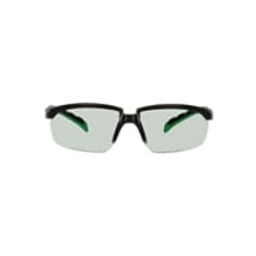 3M Solus 2000 Series, S2017AS-BLK, Black/Green Temples, IR 1.7 Gray Anti-Scratch lens, 20ea per case