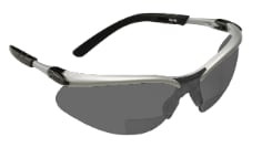 3M BX Reader Protective Eyewear 11377-00000-20, Grey Lens, Silver Frame, +1.5 Diopter, 20 per case