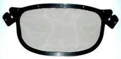 3M Nylon Mesh Faceshield V1B-10P, Black 10 per case