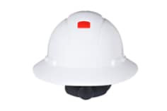 3M SecureFit Full Brim Hard Hat H-801SFR-UV, White, 4-Point Pressure Diffusion Ratchet Suspension, with UVicator, 20 per case