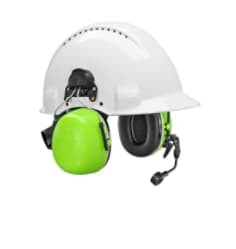 3M PELTOR CH-5 High Attenuation Headset - MT73H450P3E-77 GB - Flex Connector - Hard Hat Attached - 29dB NRR