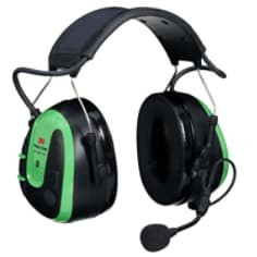 3M PELTOR WS ALERT XPV Headset MRX21A1WS7, App, Green, Headband, Solar Powered, MultiPoint Bluetooth, 10 per case