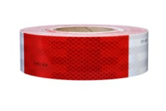 3M Diamond Grade Conspicuity Marking 983-326, Red/White, 4.5" Red/4.5" White, 2" x 9"