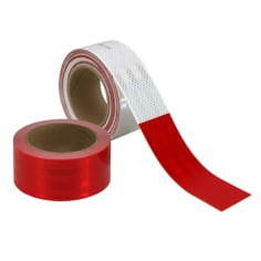 3M Diamond Grade Conspicuity Marking 983-32, Red/White, 2" x 90", 20 per packkage