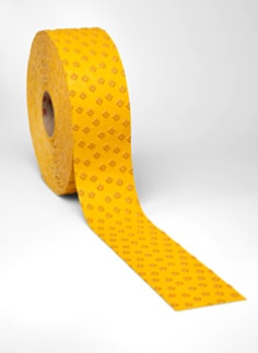 3M Stamark All Weather Removable Tape A711IR, Yellow, 4" x 120 yd