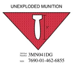 3M Diamond Grade Damage Control Sign 3MN041DG, "UNEXP MUNI", 11.5" x 8", 10 per packkage