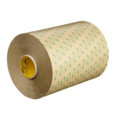 3M Adhesive Transfer Tape 468MP, Clear, 18" x 180 yd, 5 mil, 1 roll per case
