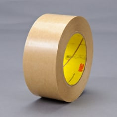 3M Adhesive Transfer Tape 465, Clear, 1" x 540 yd, 2 mil, 9 roll per case