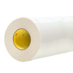 3M Double Coated Tape 9741M, Clear, 54" x 50 yd, 6.5 mil, 1 roll per case, Plastic Core