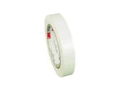 3M Polyester Film Electrical Tape 1350F-1, Yellow .5 x 72 YD LOG, 3" Paper Core, 24 rolls per case