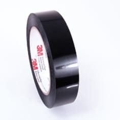 3M Polyester Film Electrical Tape 1318-1, Yellow, 1/2" X 72 yd, 3-in paper core, Log roll, 24 rolls per case