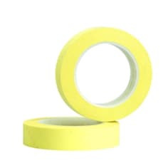 3M Polyester Film Electrical Tape 74, 1" x 72 yd, Yellow, 36 rolls per case